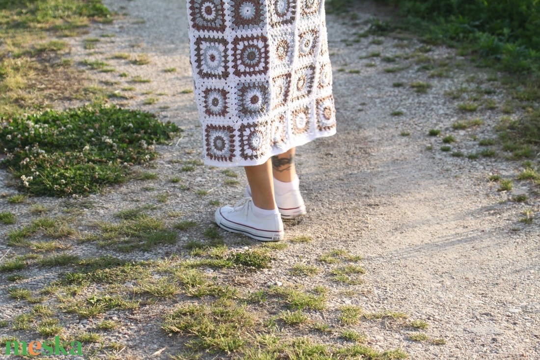 Granny Square horgolt pamut kabát/pulcsi - ruha & divat - női ruha - kardigánok - Meska.hu Granny Square horgolt pamut kabát/pulcsi - ruha & divat - női ruha - kardigánok - Meska.hu