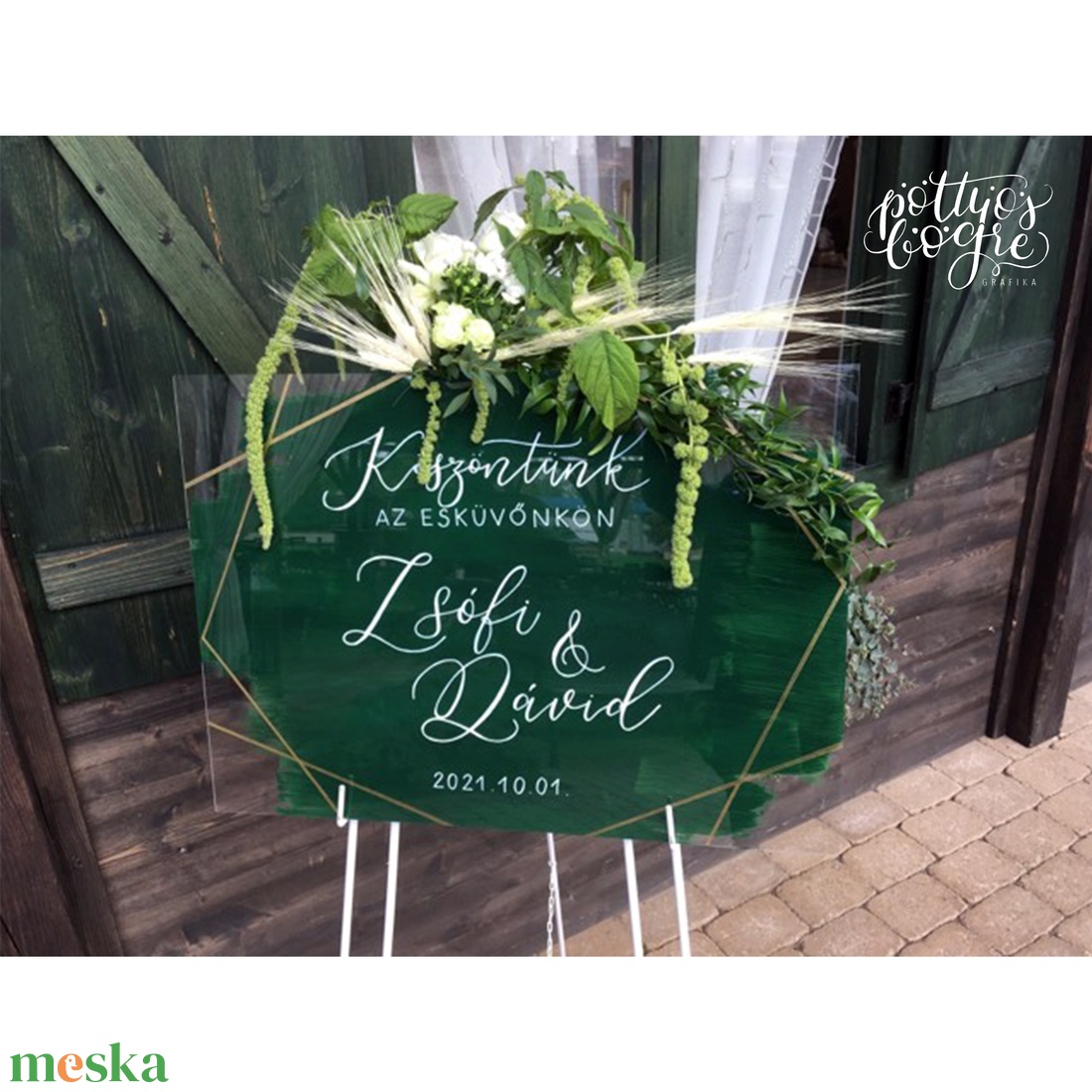 Esküvői üdvözlőtábla - plexi tábla - esküvő - dekoráció - tábla & jelzés - Meska.hu Esküvői üdvözlőtábla - plexi tábla - esküvő - dekoráció - tábla & jelzés - Meska.hu