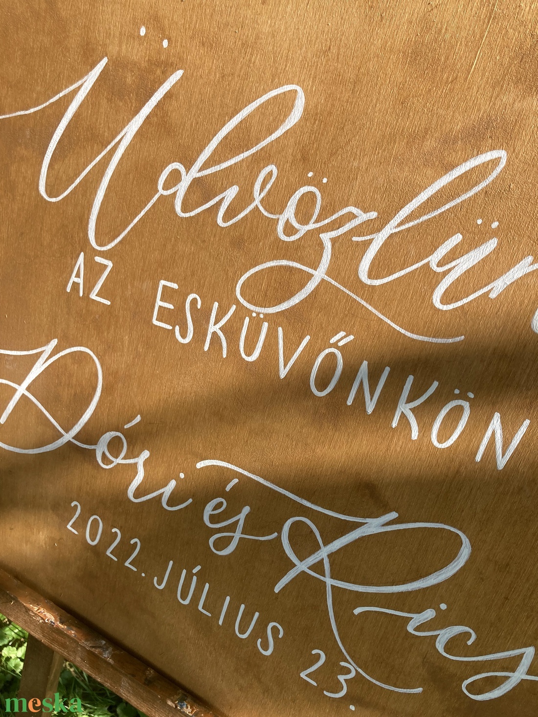 Esküvői üdvözlőtábla - esküvő - dekoráció - tábla & jelzés - Meska.hu Esküvői üdvözlőtábla - esküvő - dekoráció - tábla & jelzés - Meska.hu