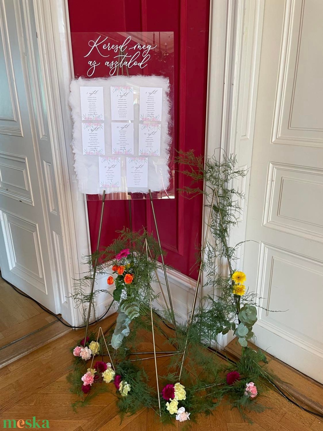 Esküvői ültetési rend - plexi - esküvő - dekoráció - tábla & jelzés - Meska.hu Esküvői ültetési rend - plexi - esküvő - dekoráció - tábla & jelzés - Meska.hu
