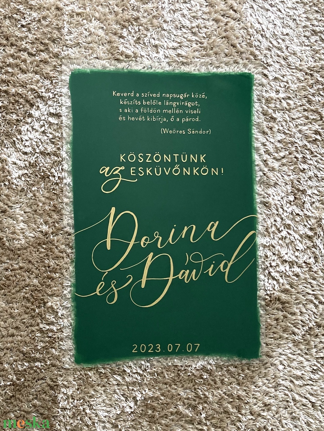 Esküvői üdvözlőtábla - plexi tábla - esküvő - dekoráció - tábla & jelzés - Meska.hu Esküvői üdvözlőtábla - plexi tábla - esküvő - dekoráció - tábla & jelzés - Meska.hu