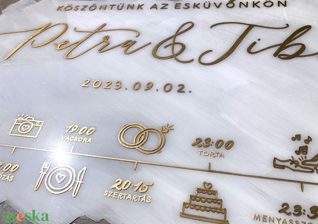 Esküvői üdvözlő és programtábla - esküvő - dekoráció - tábla & jelzés - Meska.hu Esküvői üdvözlő és programtábla - esküvő - dekoráció - tábla & jelzés - Meska.hu