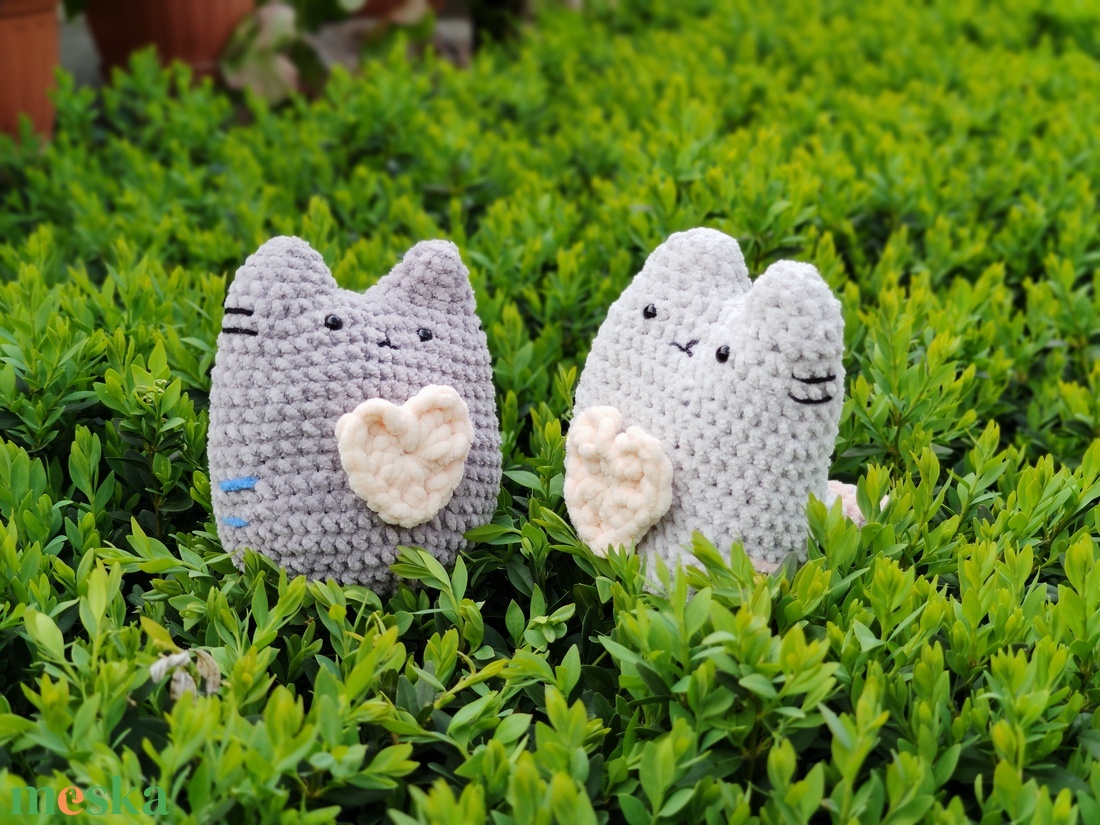 Pusheen cat pár - játék & sport - plüssállat & játékfigura - cica - Meska.hu Pusheen cat pár - játék & sport - plüssállat & játékfigura - cica - Meska.hu