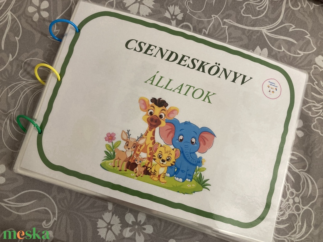 Állatos csendeskönyv - játék & sport - készségfejlesztő és logikai játék - oktató játékok - Meska.hu Állatos csendeskönyv - játék & sport - készségfejlesztő és logikai játék - oktató játékok - Meska.hu