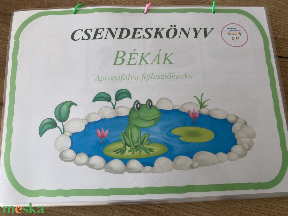 Békás csendeskönyv - játék & sport - készségfejlesztő és logikai játék - oktató játékok - Meska.hu Békás csendeskönyv - játék & sport - készségfejlesztő és logikai játék - oktató játékok - Meska.hu