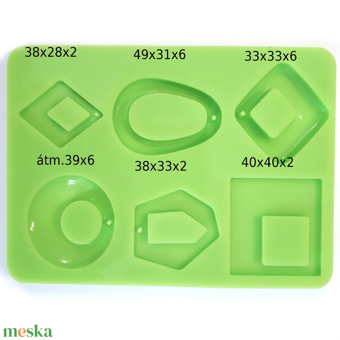 Gyantaékszer Medál Készítő Öntőforma 6 db-os - kellékek & szerszámok - vegyes alapanyag - szilikon öntőforma - Meska.hu Gyantaékszer Medál Készítő Öntőforma 6 db-os - kellékek & szerszámok - vegyes alapanyag - szilikon öntőforma - Meska.hu