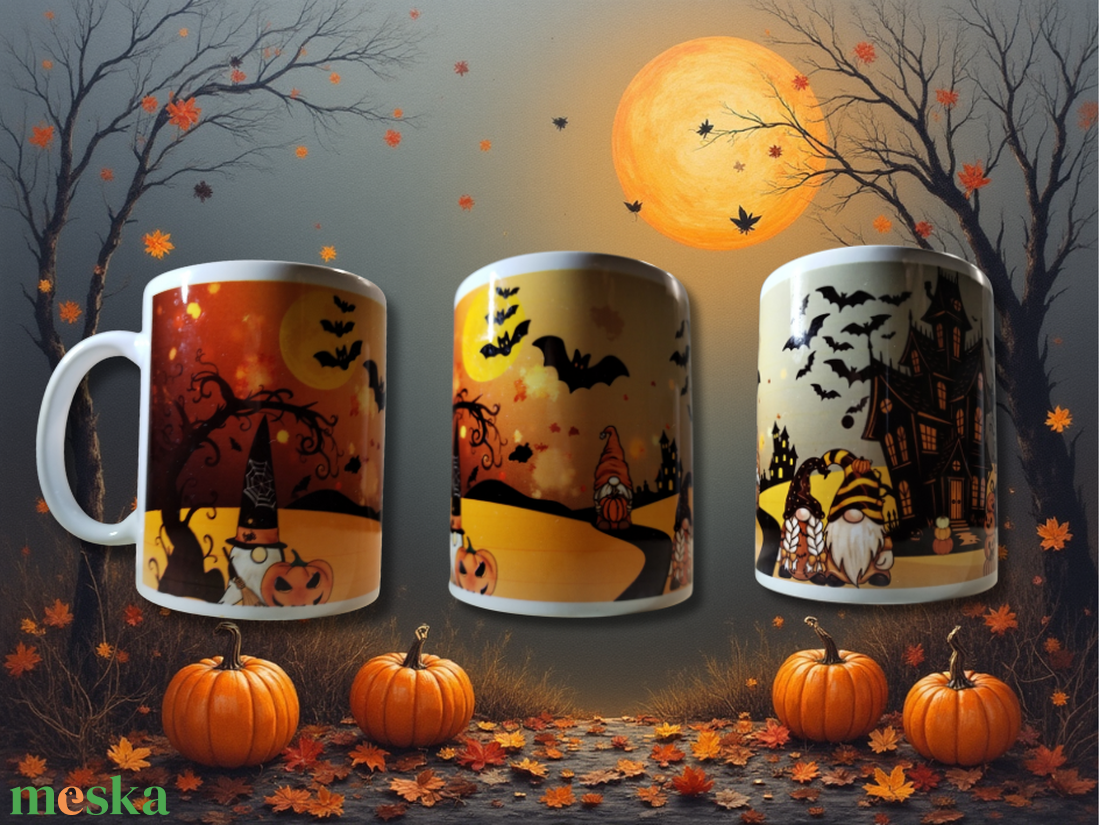 Egyedi halloween bögre - otthon & életmód - konyhafelszerelés, tálalás - tálalás - bögre & csésze - Meska.hu