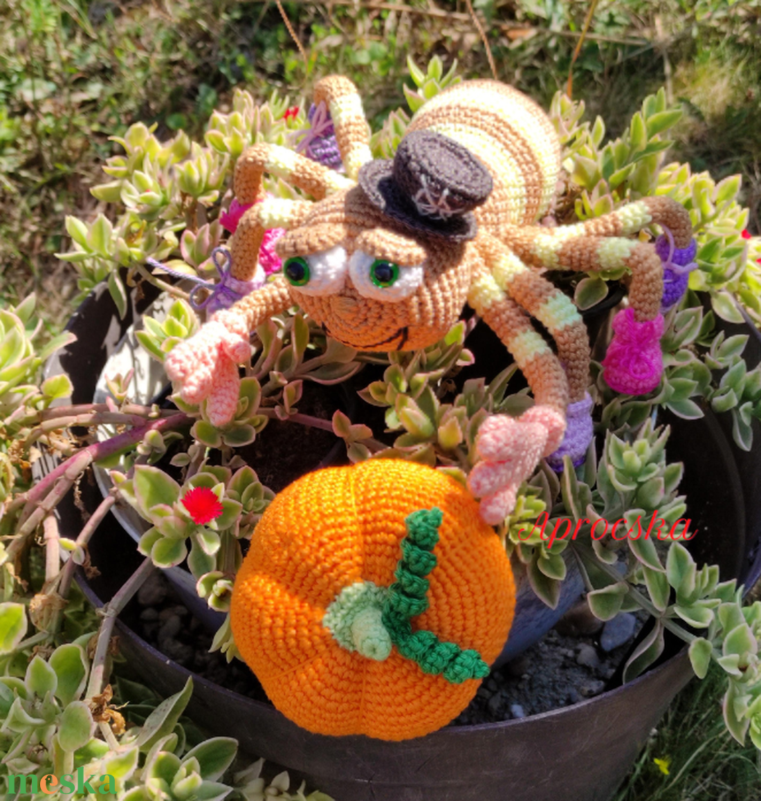 Pókmanus - otthon & életmód - dekoráció - halloween - halloweeni figurák - Meska.hu