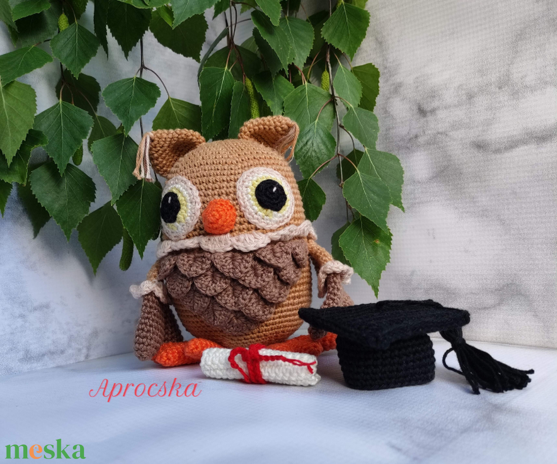 Bölcs bagoly - Ballagásra - játék & sport - plüssállat & játékfigura - bagoly - Meska.hu Bölcs bagoly - Ballagásra - játék & sport - plüssállat & játékfigura - bagoly - Meska.hu