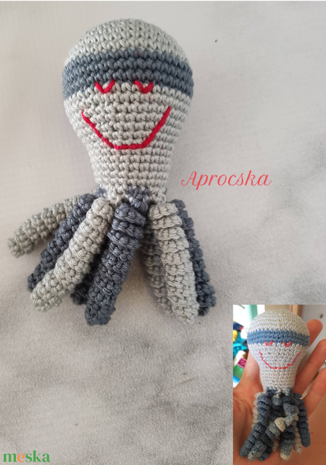 Vigasztaló Polip (csere polip) - játék & sport - plüssállat & játékfigura - polip - Meska.hu