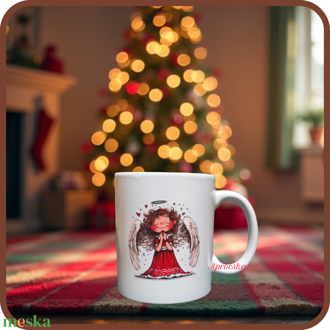 Angyalkás bögre - otthon & életmód - konyhafelszerelés, tálalás - tálalás - bögre & csésze - Meska.hu