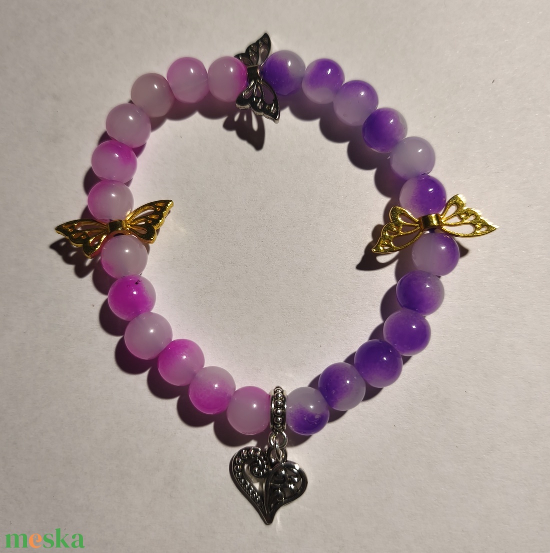 Karkötő tenger - ékszer - karkötő - gyöngyös karkötő - Meska.hu