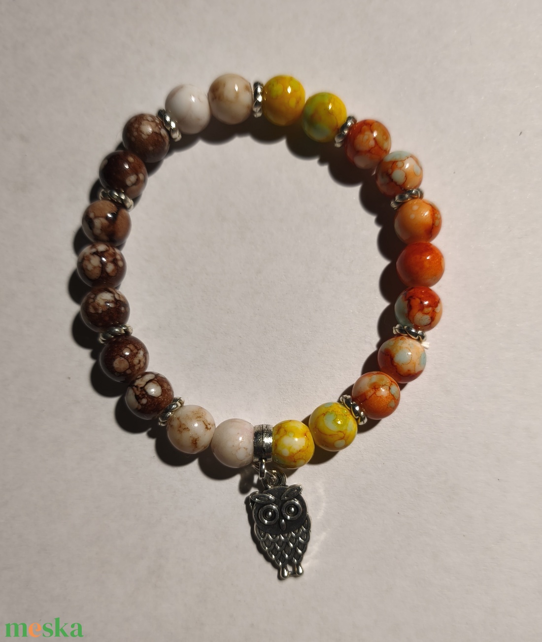 Karkötő tenger - ékszer - karkötő - gyöngyös karkötő - Meska.hu