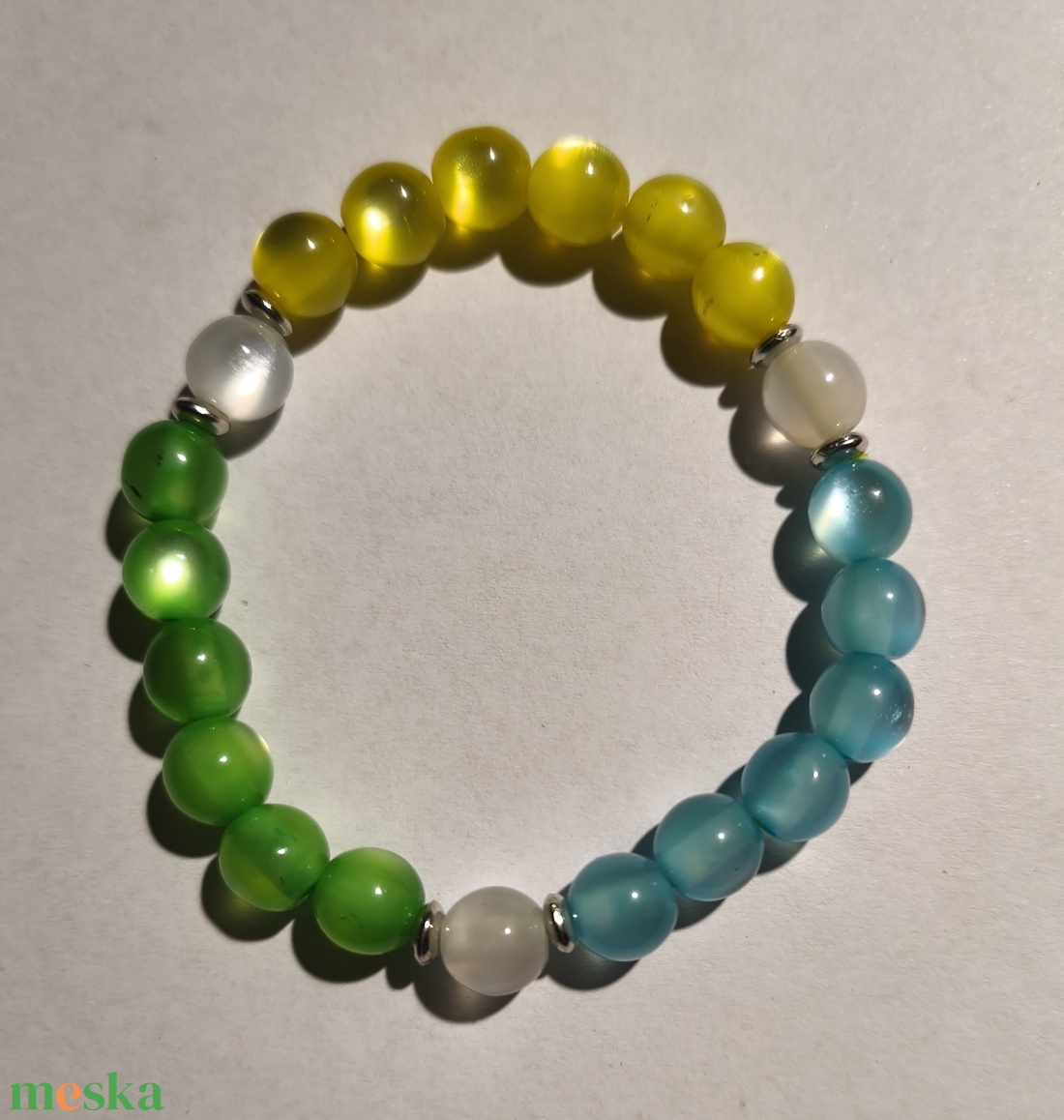 Karkötő tenger - ékszer - karkötő - gyöngyös karkötő - Meska.hu