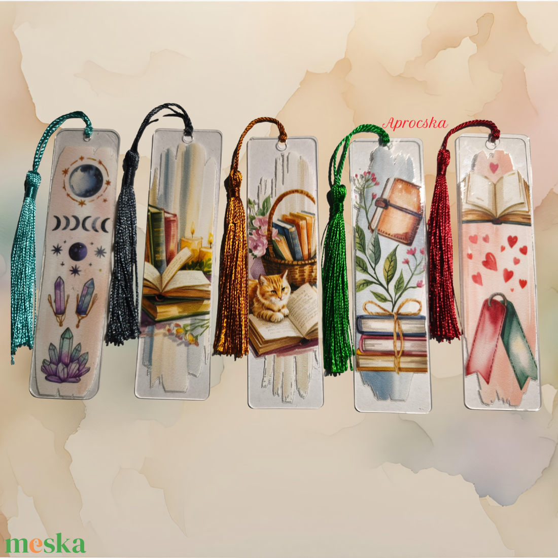 Könyvjelző könyvek - könyv & zene - könyvjelző - Meska.hu