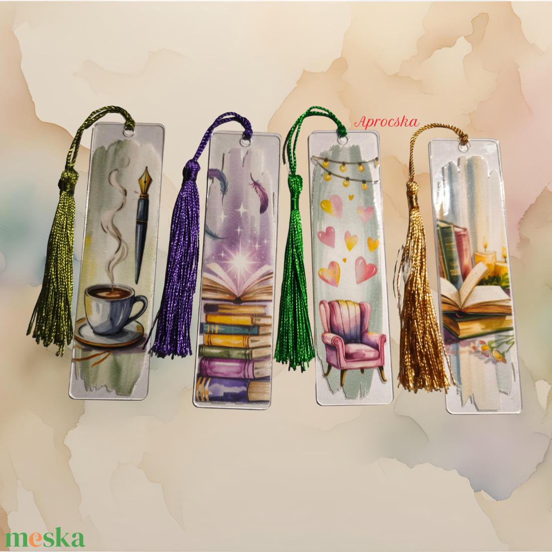 Könyvjelző könyvek - könyv & zene - könyvjelző - Meska.hu