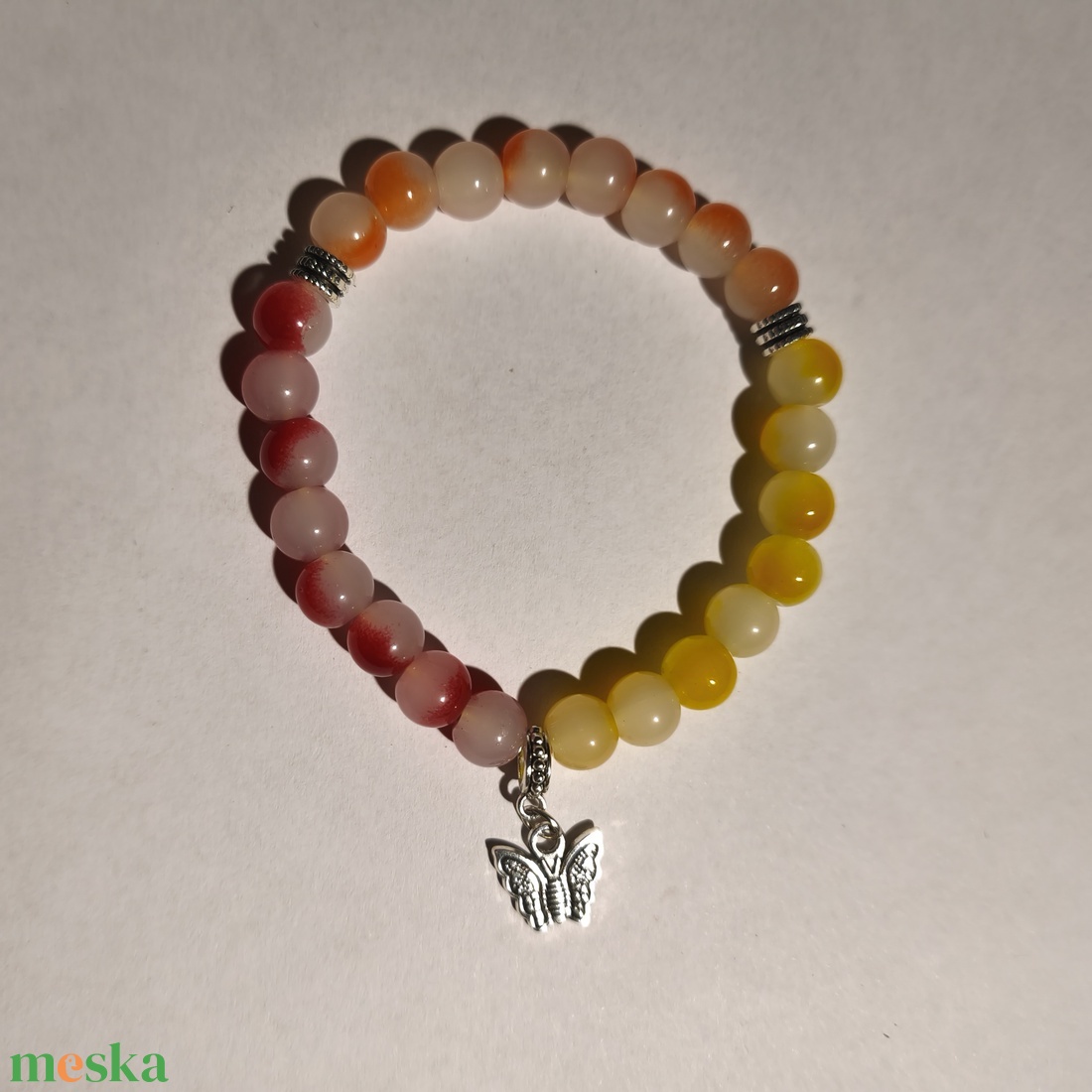 Karkötő charmos - ékszer - karkötő - gyöngyös karkötő - Meska.hu