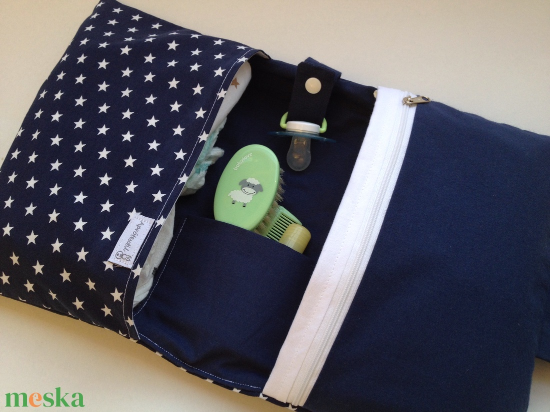 (-30%) Éjjeli csillagom-pelenkatáska, pelenkázó neszesszer! - táska & tok - pelenkatáska - pelenkatartó tok - Meska.hu