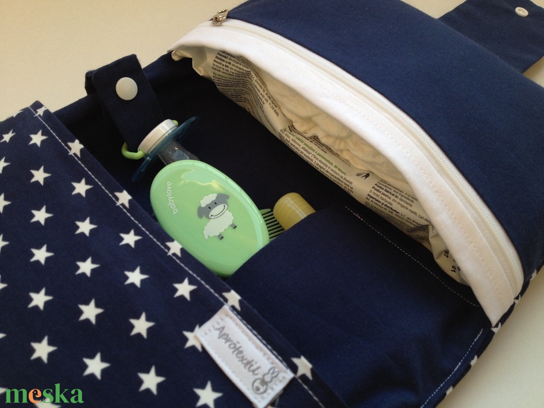 (-30%) Éjjeli csillagom-pelenkatáska, pelenkázó neszesszer! - táska & tok - pelenkatáska - pelenkatartó tok - Meska.hu