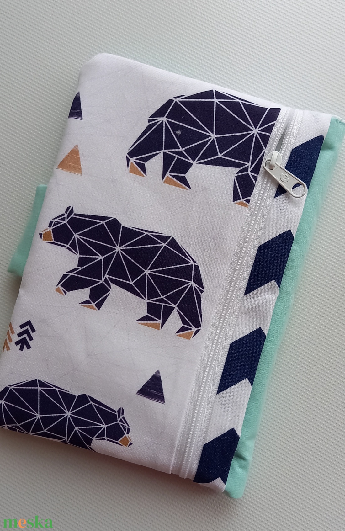 Jegesmaci- Babaváró szett, Pelenkatartó+ egészségügyi kiskönyv borító -  - Meska.hu