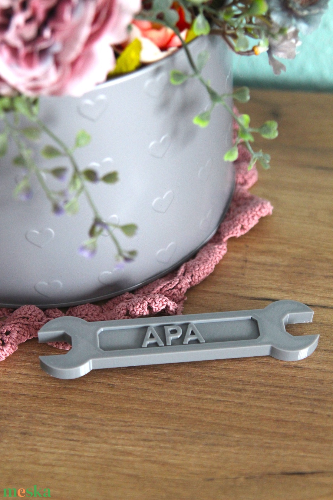 APA villáskulcs hűtőmágnes - otthon & életmód - konyhafelszerelés, tálalás - konyhai dekoráció - hűtőmágnes - Meska.hu