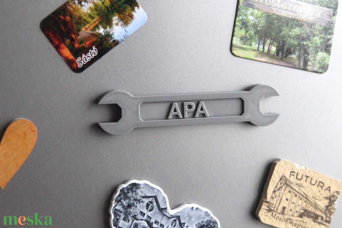 APA villáskulcs hűtőmágnes - otthon & életmód - konyhafelszerelés, tálalás - konyhai dekoráció - hűtőmágnes - Meska.hu