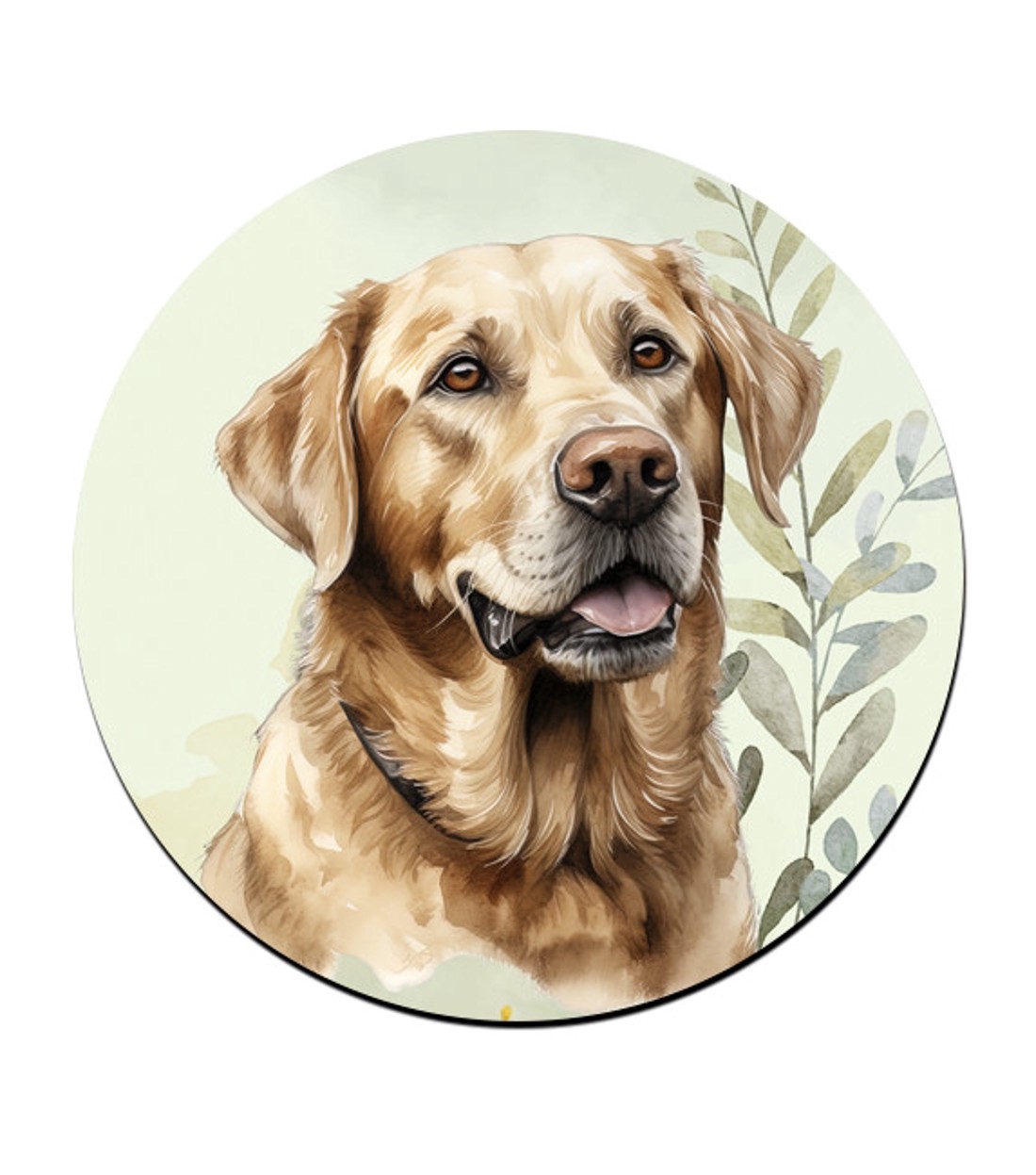 Sárga Labrador Retriever portré mintás bögre alátét -  - Meska.hu