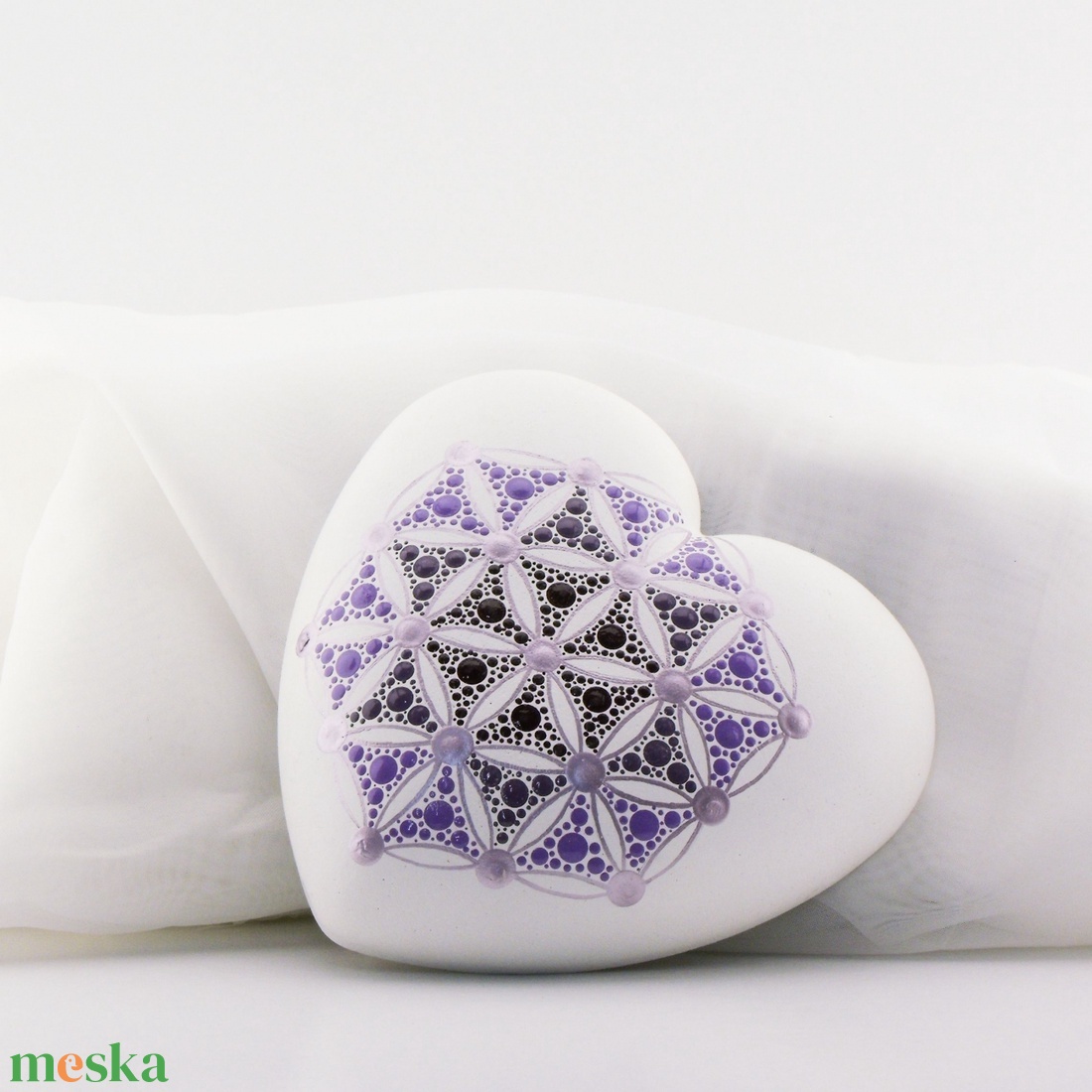Szív mandala - otthon & életmód - dekoráció - spiritualitás - mandala - Meska.hu