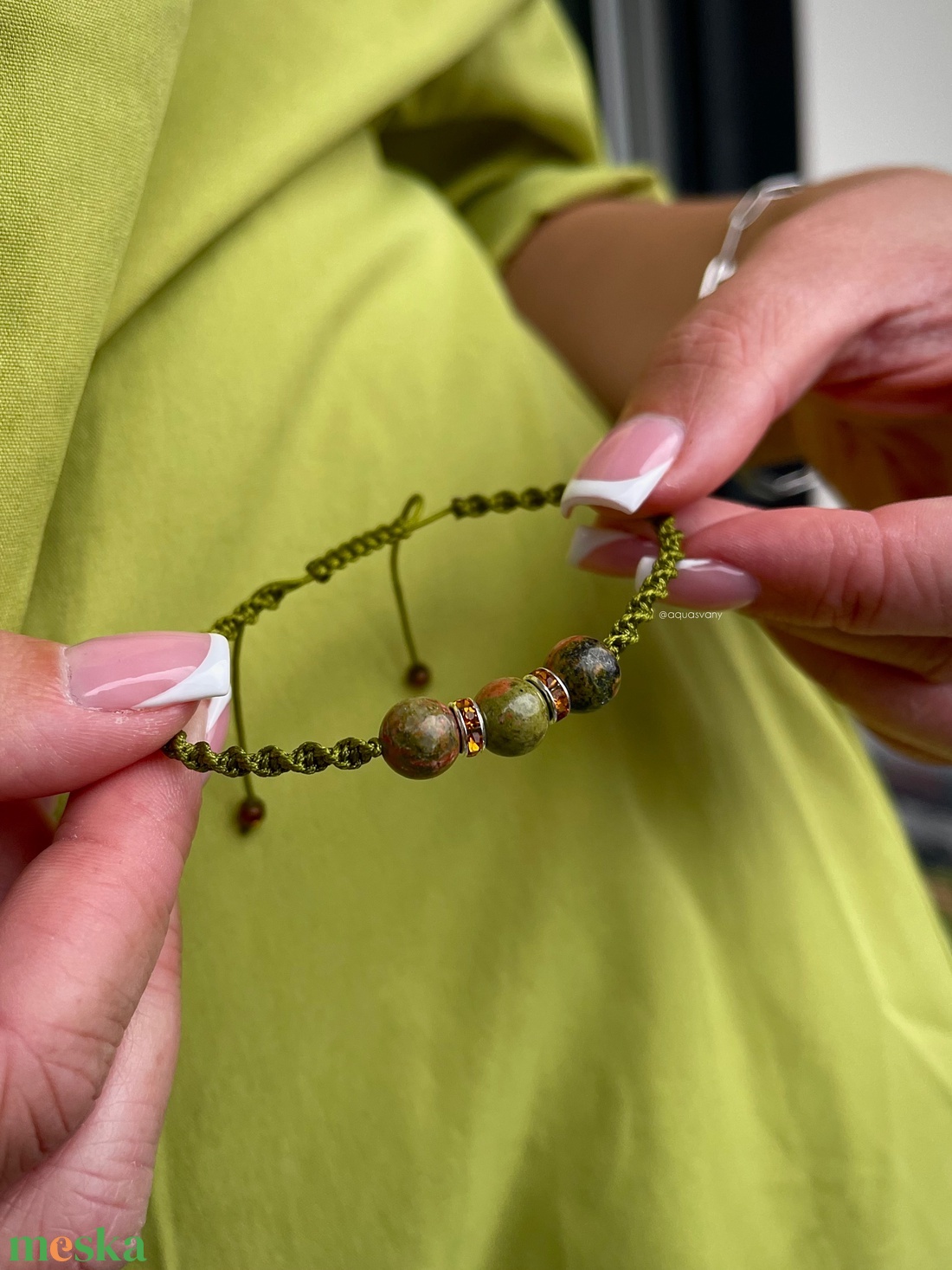 Unakit makramé karkötő - ékszer - karkötő - fonott karkötő - Meska.hu