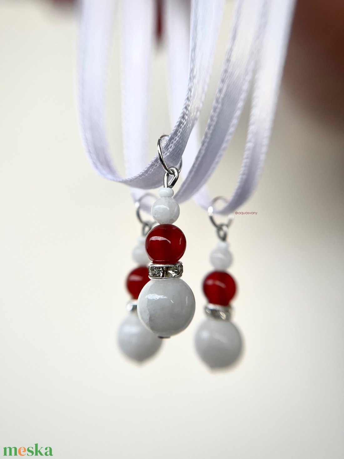 Mikulás ásvány fenyődísz - karácsony - karácsonyi lakásdekoráció - karácsonyfadíszek - Meska.hu