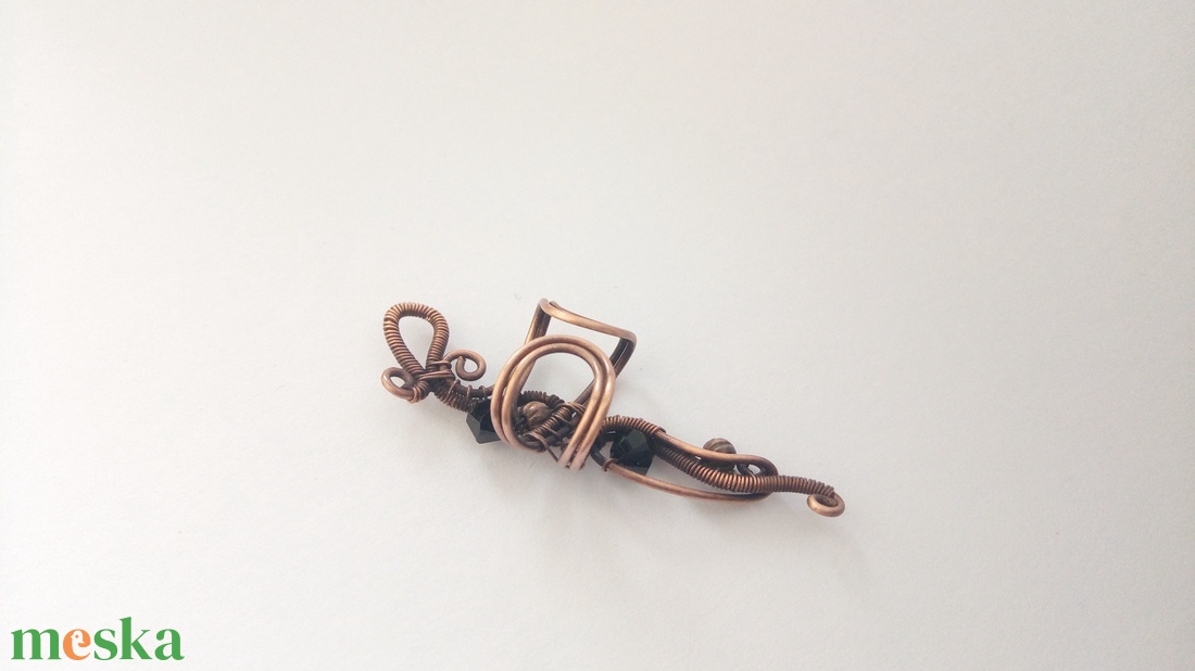 Sötételf fülgyűrű  - ékszer - fülbevaló - fülgyűrű - Meska.hu