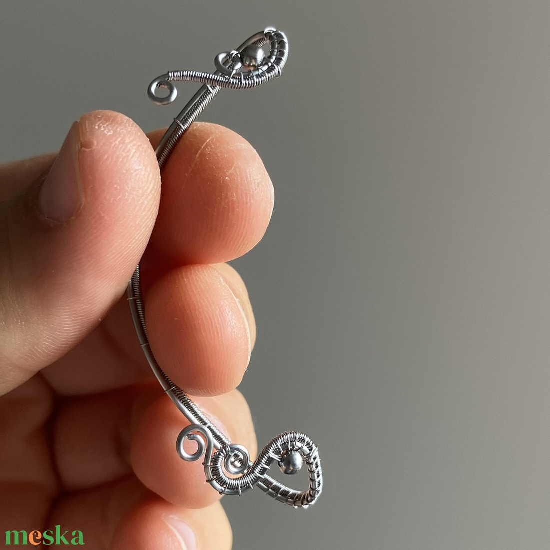 Nemesacél fülékszer - ékszer - fülbevaló - fülékszer - Meska.hu