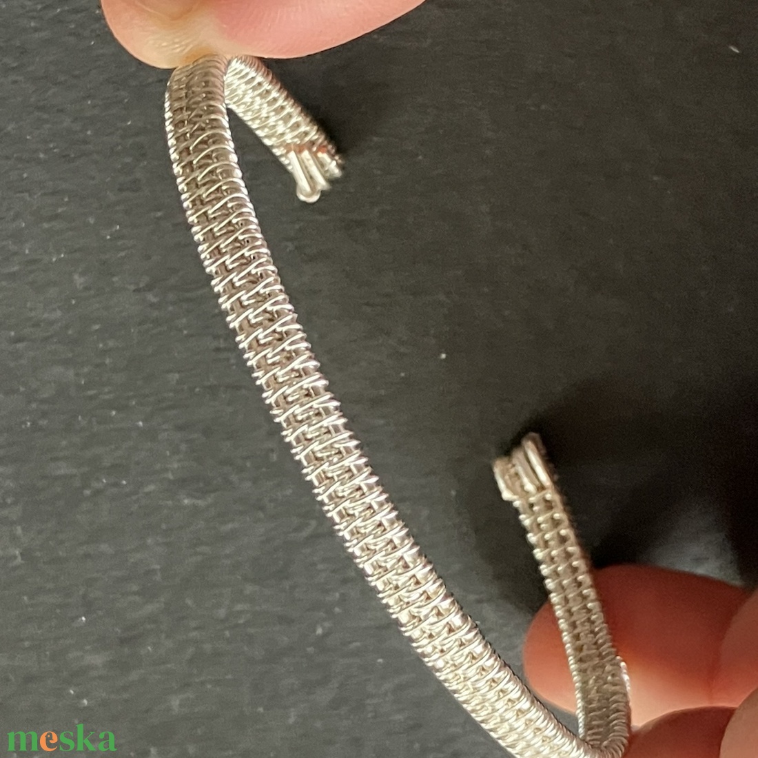 Ezüst karkötő - ékszer - karkötő - karperec - Meska.hu