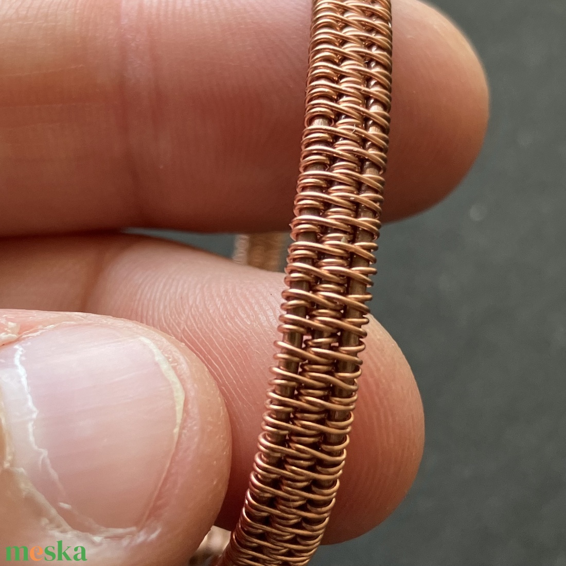 Réz karkötő - ékszer - karkötő - karperec - Meska.hu