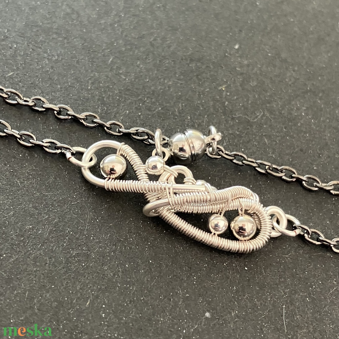 Ezüst karkötő - ékszer - karkötő - lánc karkötő - Meska.hu