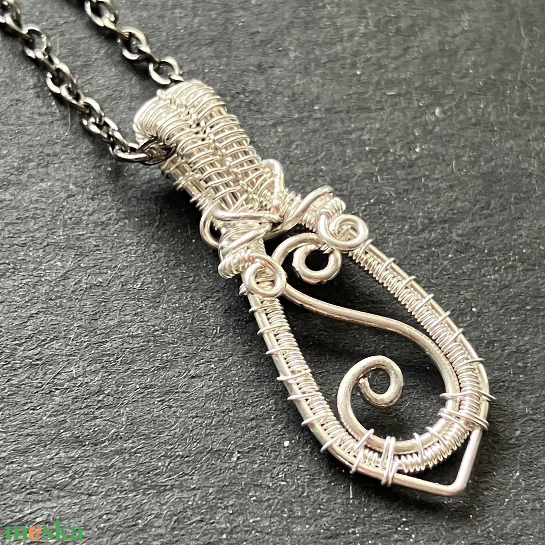 Ezüst medálos nyaklánc - ékszer - nyaklánc - medálos nyaklánc - Meska.hu