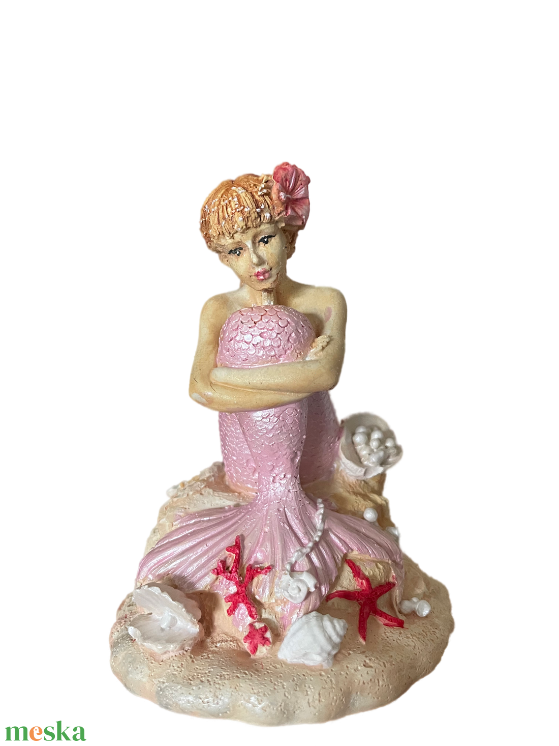 Sellő kerámia figura  - otthon & életmód - dekoráció - asztal és polc dekoráció - asztaldísz - Meska.hu