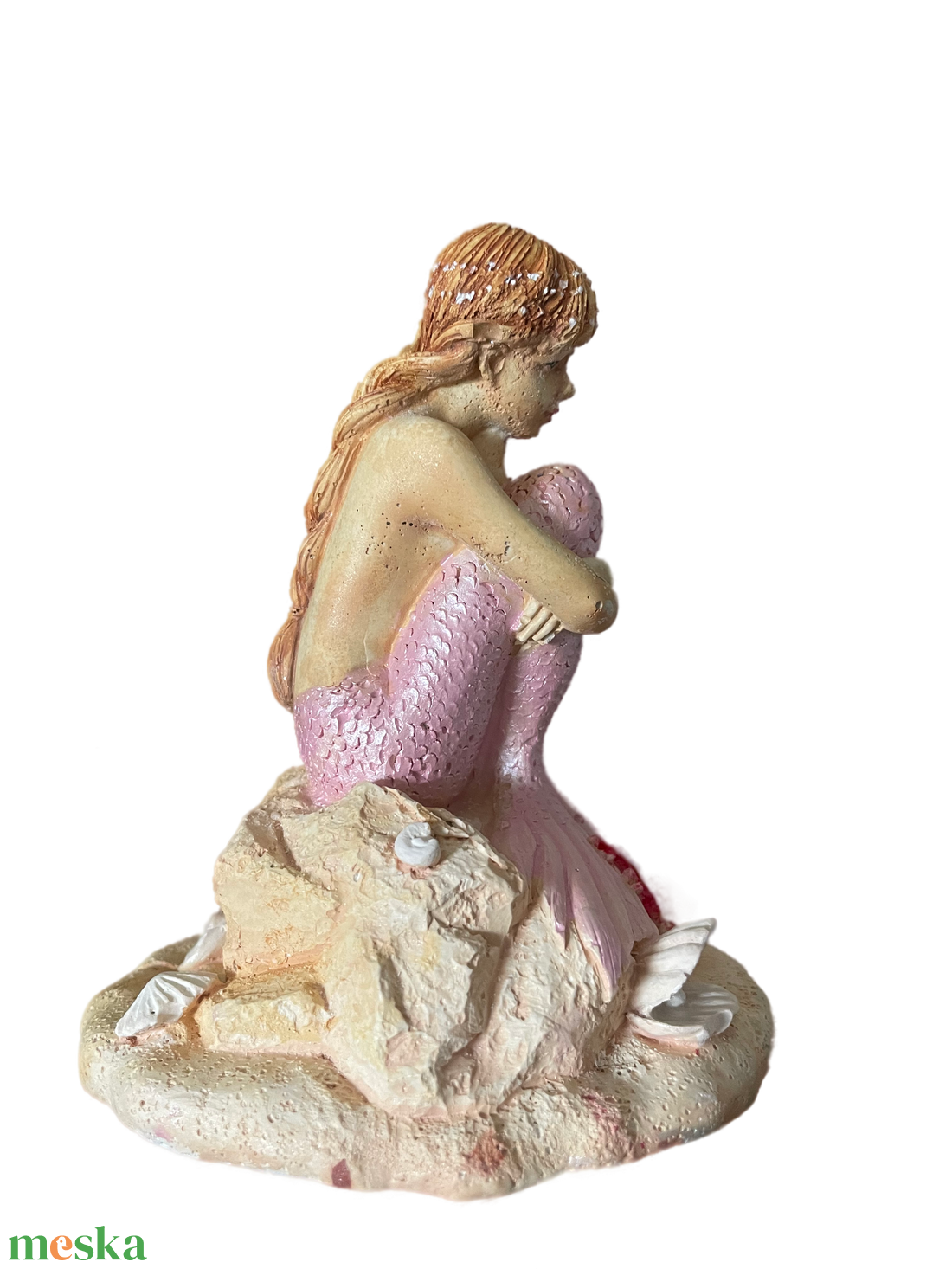 Sellő kerámia figura  - otthon & életmód - dekoráció - asztal és polc dekoráció - asztaldísz - Meska.hu