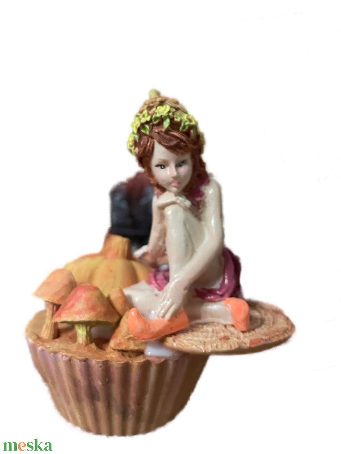 Elbűvölő Tündér muffin tündérkert - otthon & életmód - dekoráció - dísztárgy - Meska.hu