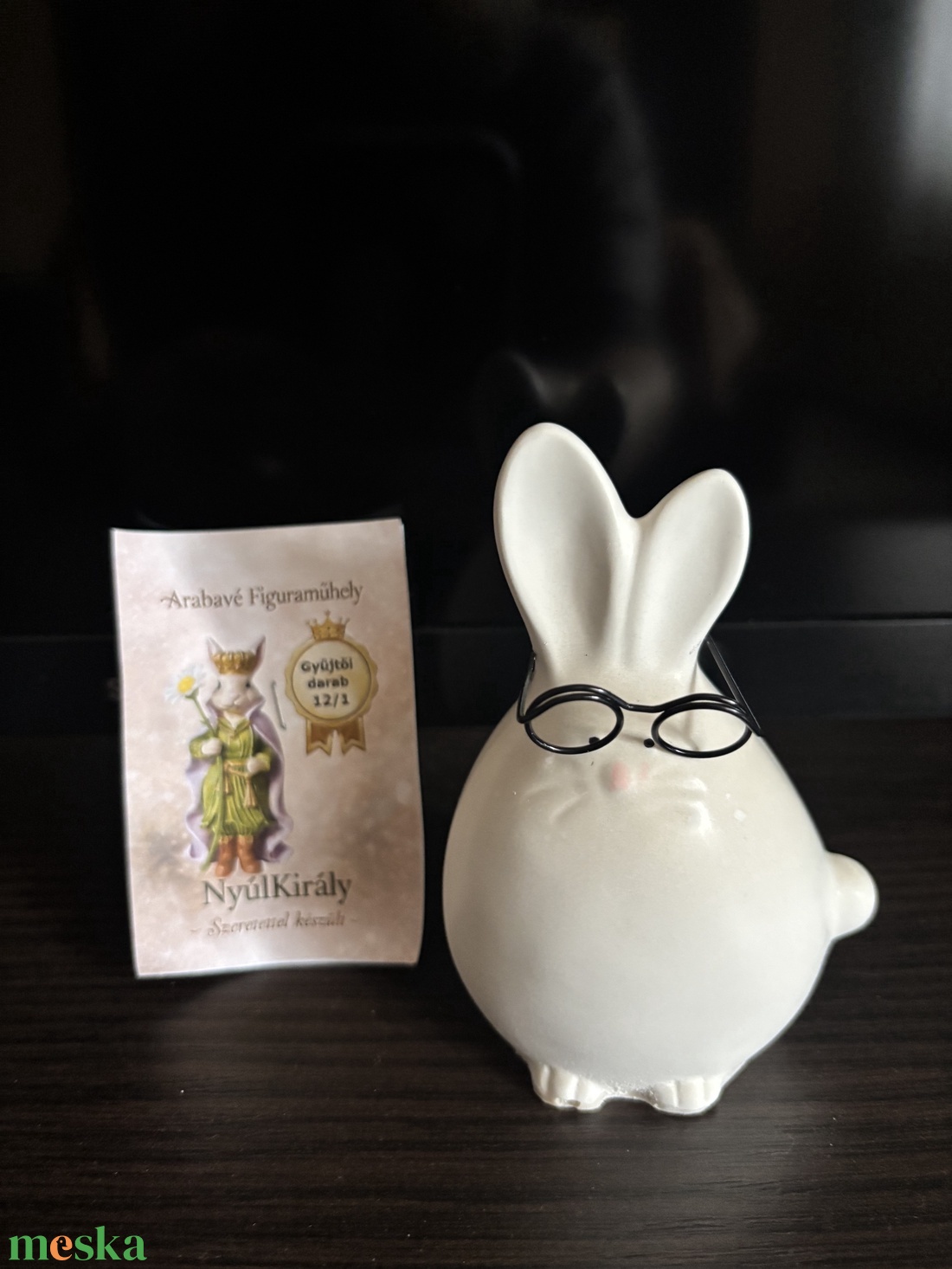 Nyúlprofesszor  - otthon & életmód - virágdekoráció - virágtartó - kaspó - Meska.hu