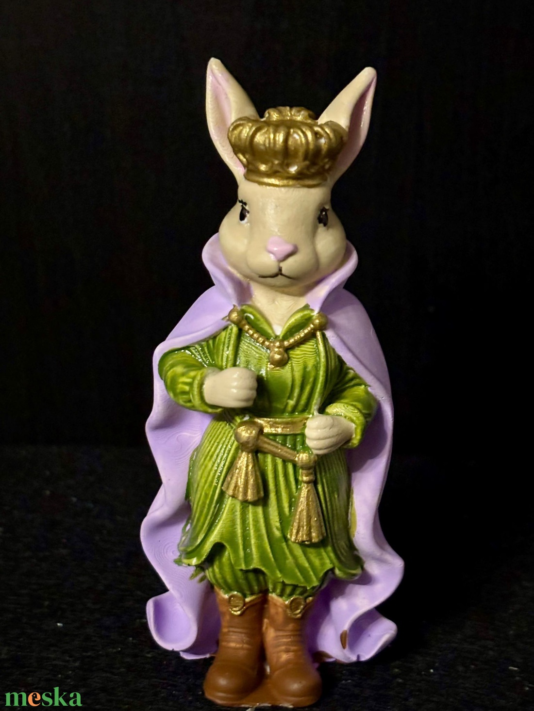 Tavaszi Nyuszi Herceg � kézzel festett dekorfigura - ünnepi díszek, dekorációk - húsvéti díszek és dekorációk - húsvéti asztaldíszek - Meska.hu