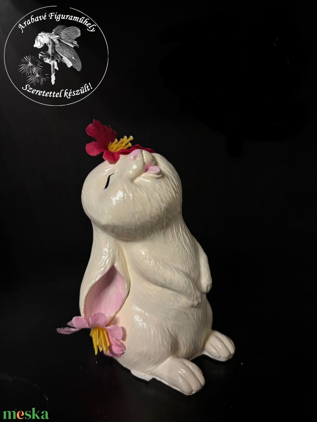 Tavaszi Nyuszi Herceg � kézzel festett dekorfigura - ünnepi díszek, dekorációk - húsvéti díszek és dekorációk - húsvéti asztaldíszek - Meska.hu