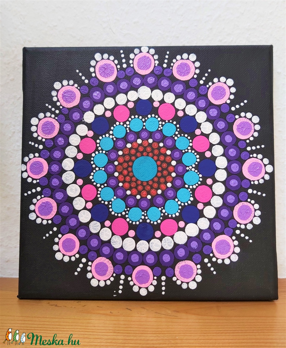 Ékszer akril festmény (20x20 cm) - művészet - festmény - akril - Meska.hu Ékszer akril festmény (20x20 cm) - művészet - festmény - akril - Meska.hu