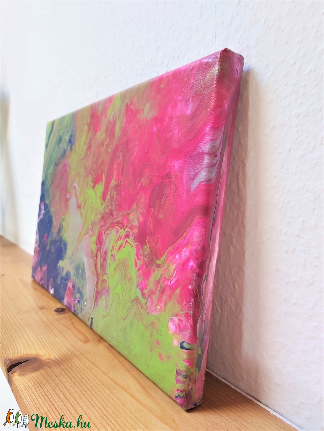Újhullámos akril festmény (20x30 cm) - művészet - festmény - akril - Meska.hu Újhullámos akril festmény (20x30 cm) - művészet - festmény - akril - Meska.hu