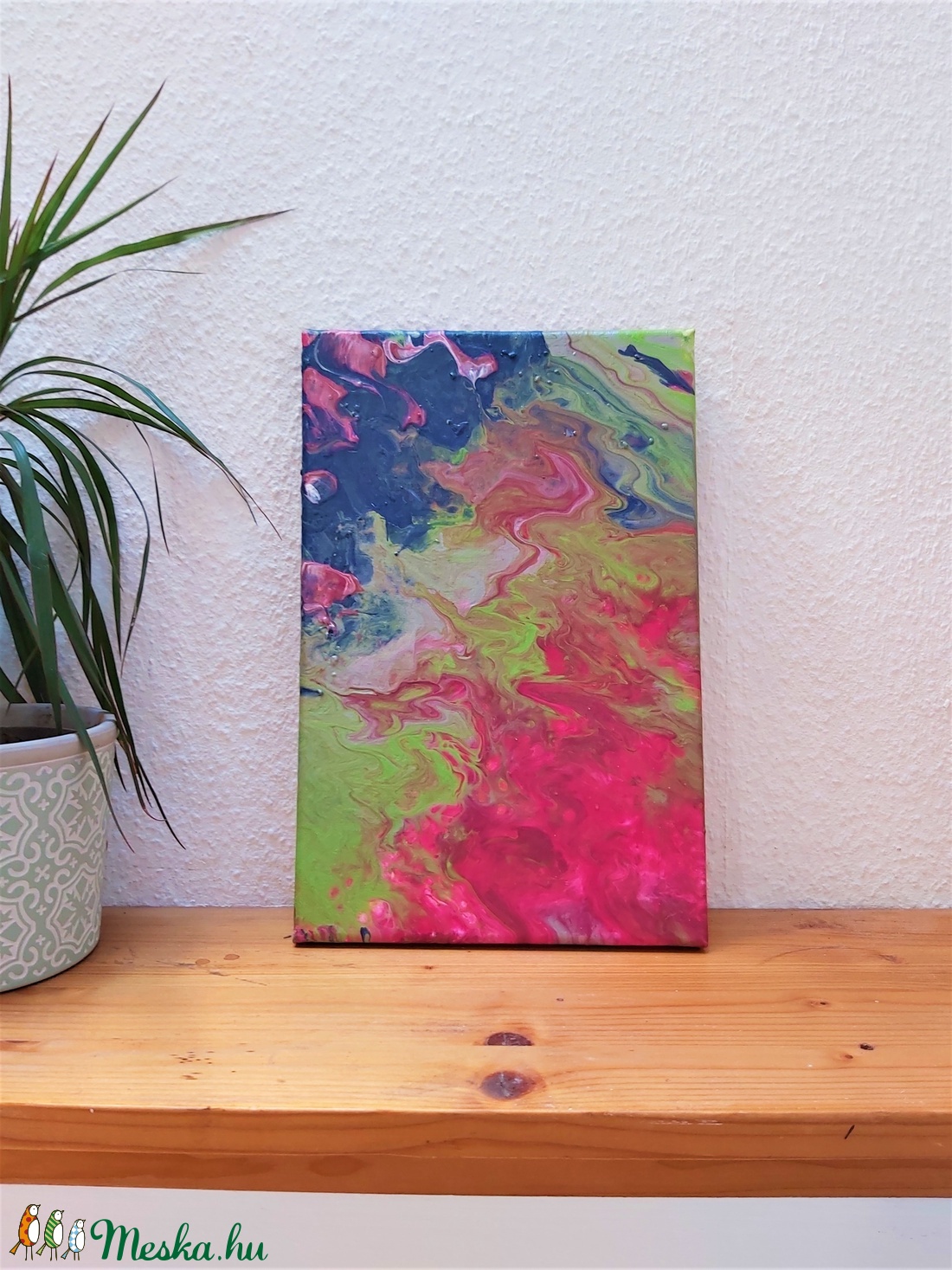 Újhullámos akril festmény (20x30 cm) - művészet - festmény - akril - Meska.hu Újhullámos akril festmény (20x30 cm) - művészet - festmény - akril - Meska.hu