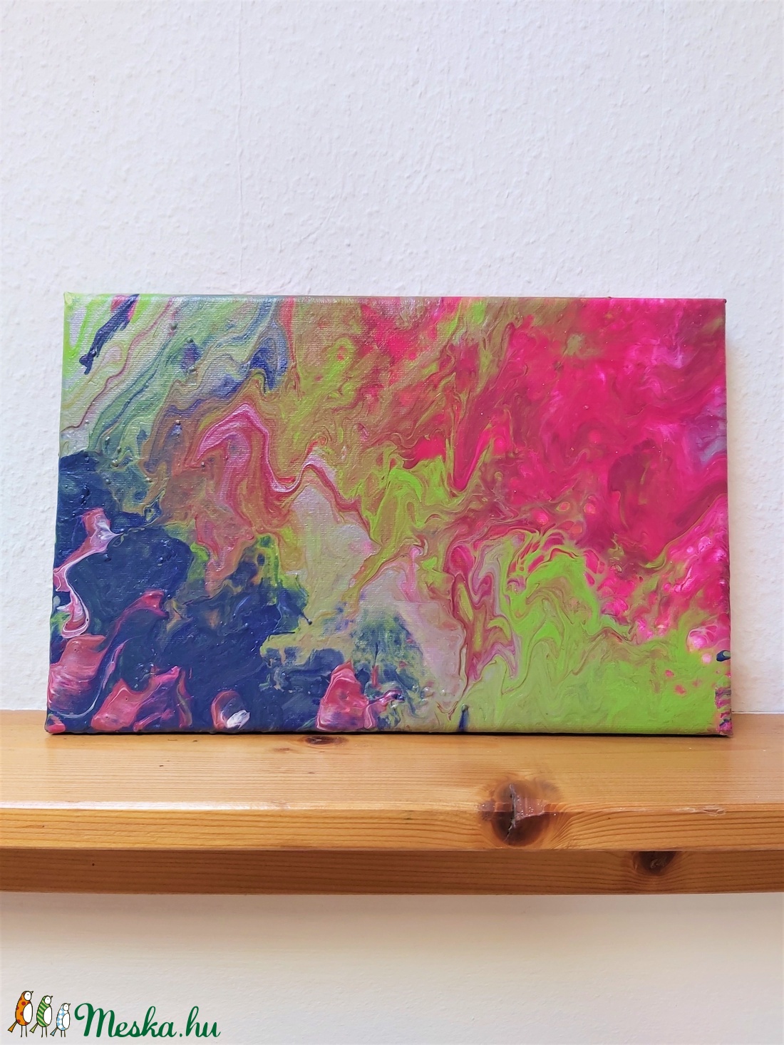 Újhullámos akril festmény (20x30 cm) - művészet - festmény - akril - Meska.hu Újhullámos akril festmény (20x30 cm) - művészet - festmény - akril - Meska.hu