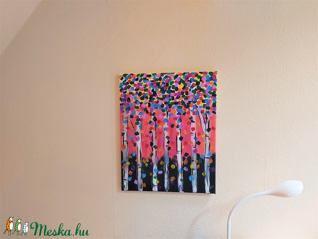 Konfetti fák akril festmény (50x40 cm) - művészet - festmény - akril - Meska.hu Konfetti fák akril festmény (50x40 cm) - művészet - festmény - akril - Meska.hu