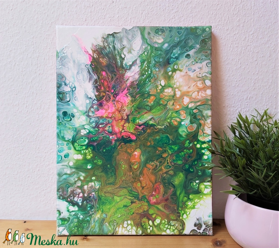 Búvópatak akril festmény (30x40 cm) - művészet - festmény - akril - Meska.hu Búvópatak akril festmény (30x40 cm) - művészet - festmény - akril - Meska.hu