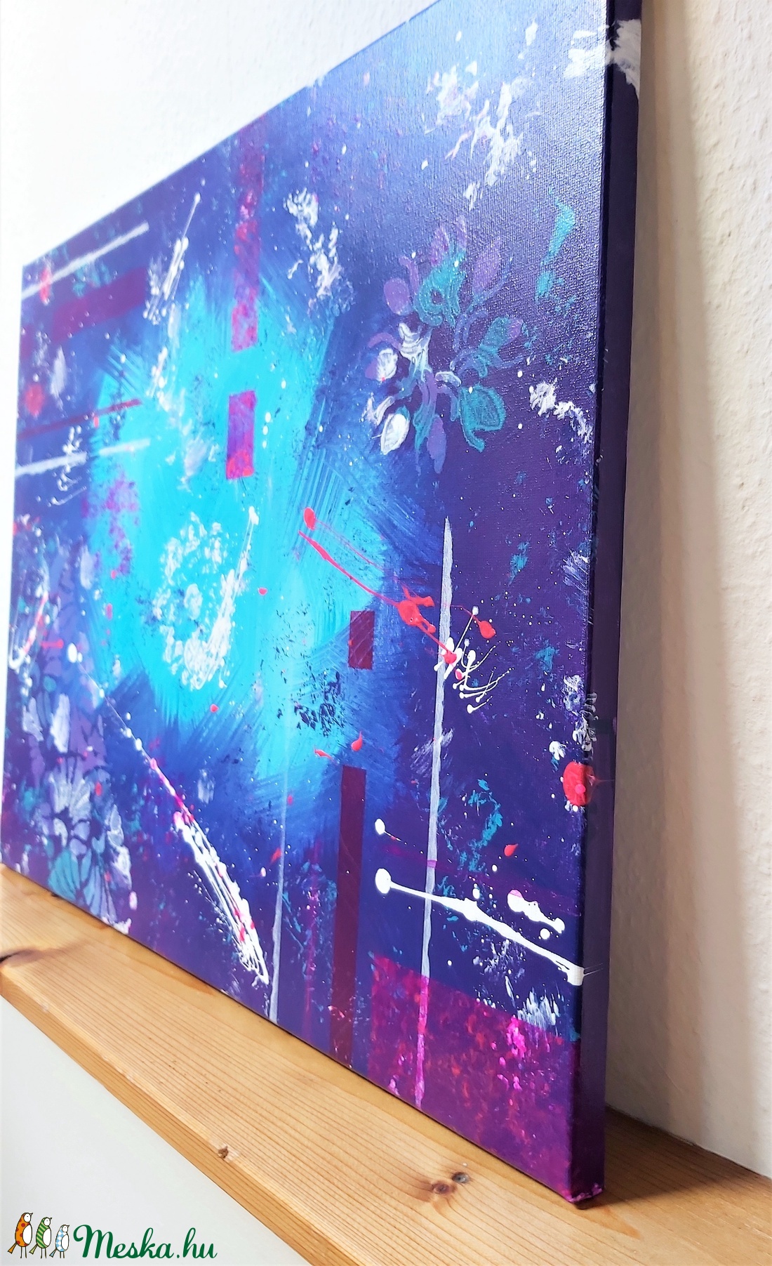 Kék sziget akril festmény (40x50 cm) - művészet - festmény - akril - Meska.hu Kék sziget akril festmény (40x50 cm) - művészet - festmény - akril - Meska.hu