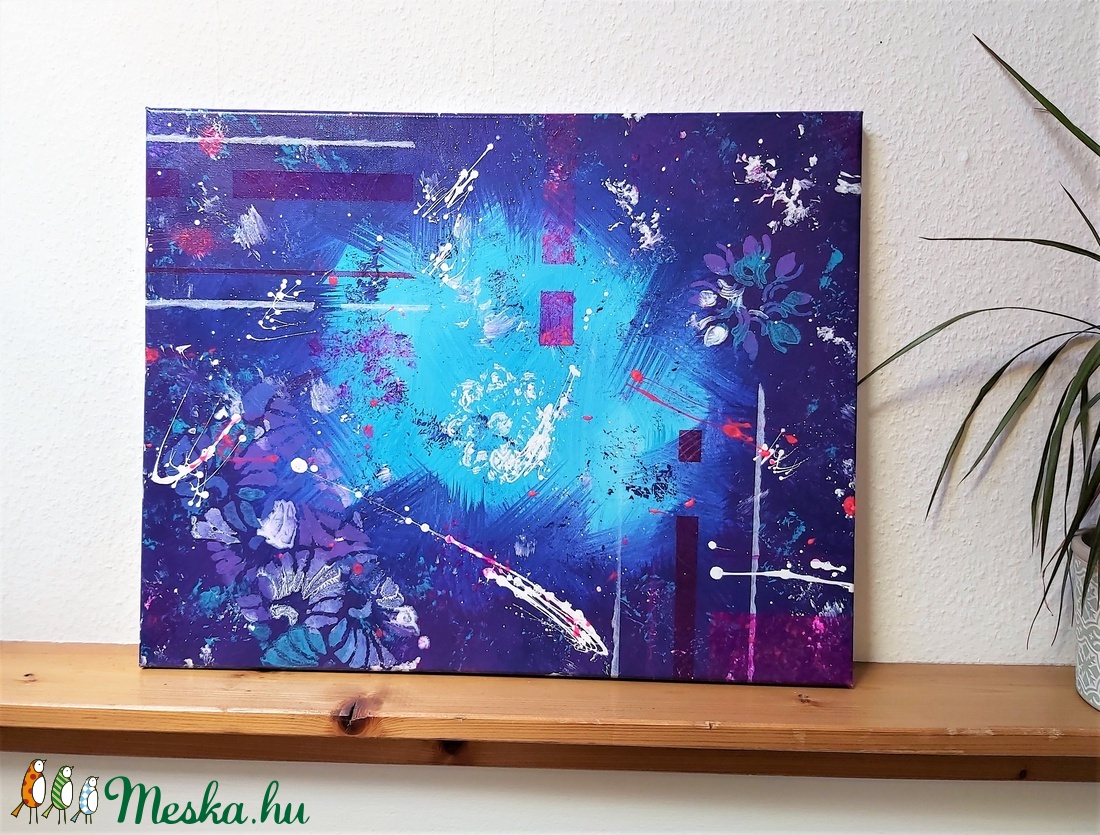 Kék sziget akril festmény (40x50 cm) - művészet - festmény - akril - Meska.hu Kék sziget akril festmény (40x50 cm) - művészet - festmény - akril - Meska.hu